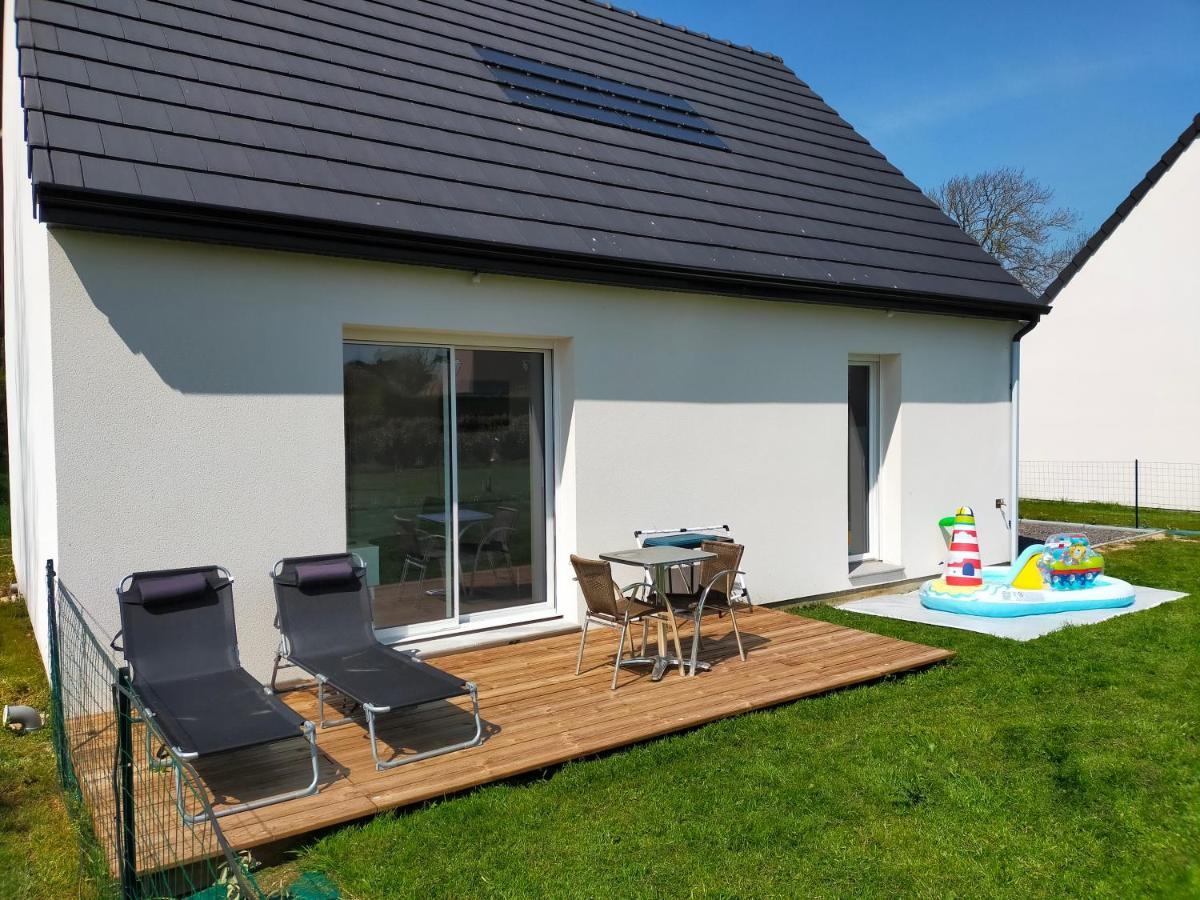 Maison Individuelle Neuve Plein Pied Avec Terrasse Et Jardin Clos 10Minutes A Pied De La Plage Quiberville Zewnętrze zdjęcie